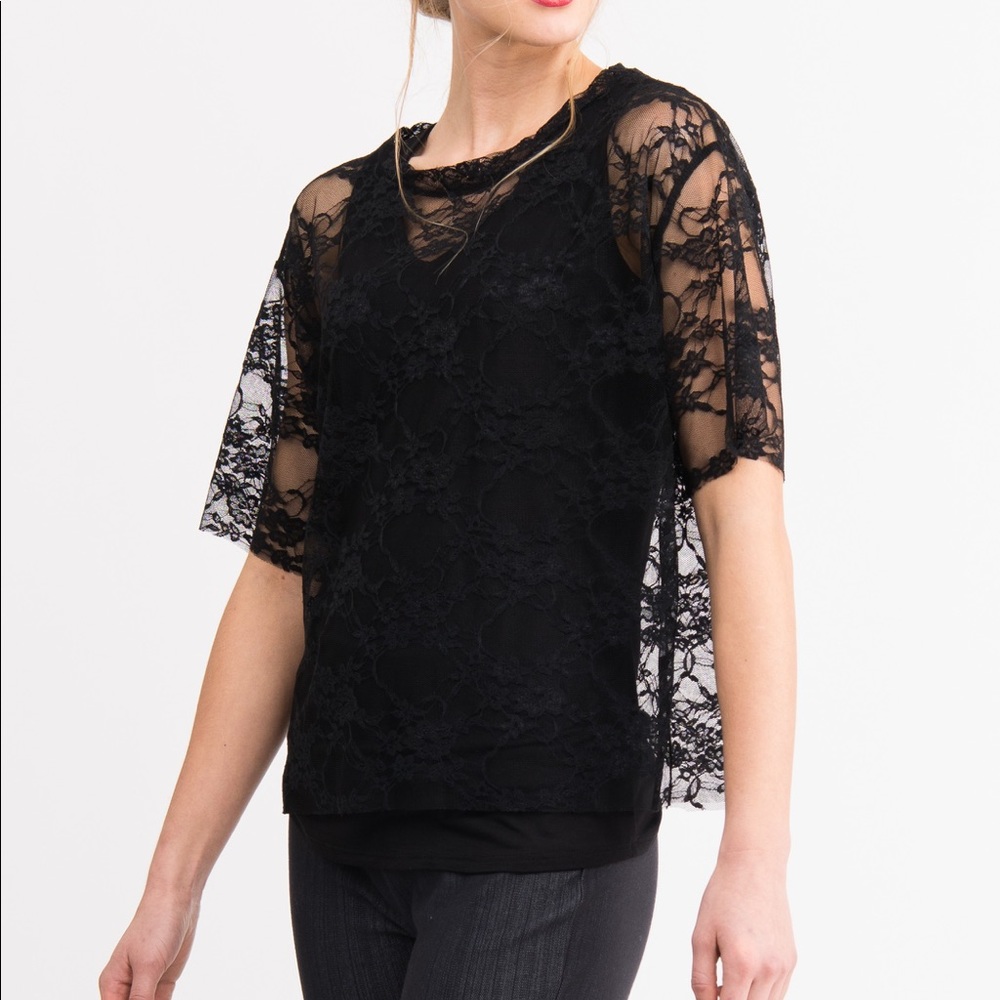 NWT Agnes & Dora Mesh Tee